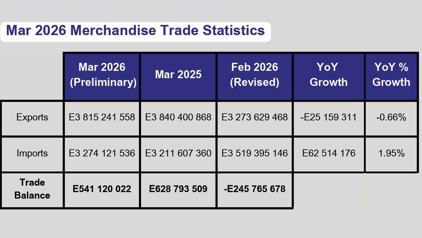 Trade surplus shrinks as exports decline slightly